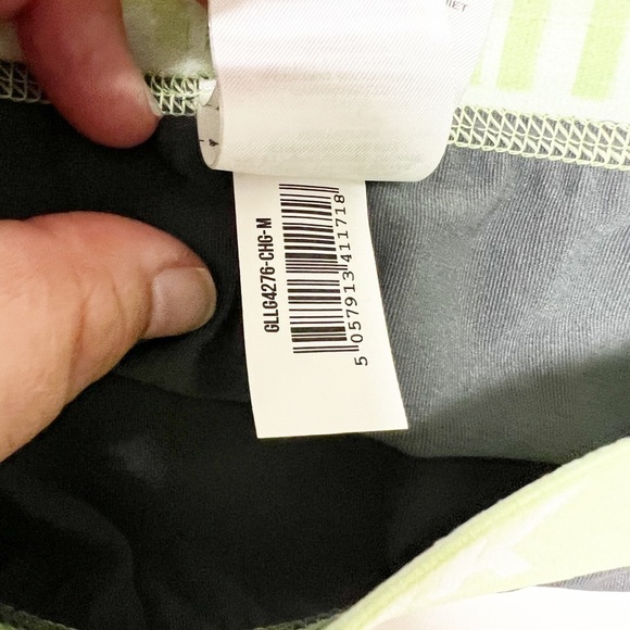 Gymshark Womens Gray Green Fit Seamless Workout Leggings Sz M - Picture 5 of 6